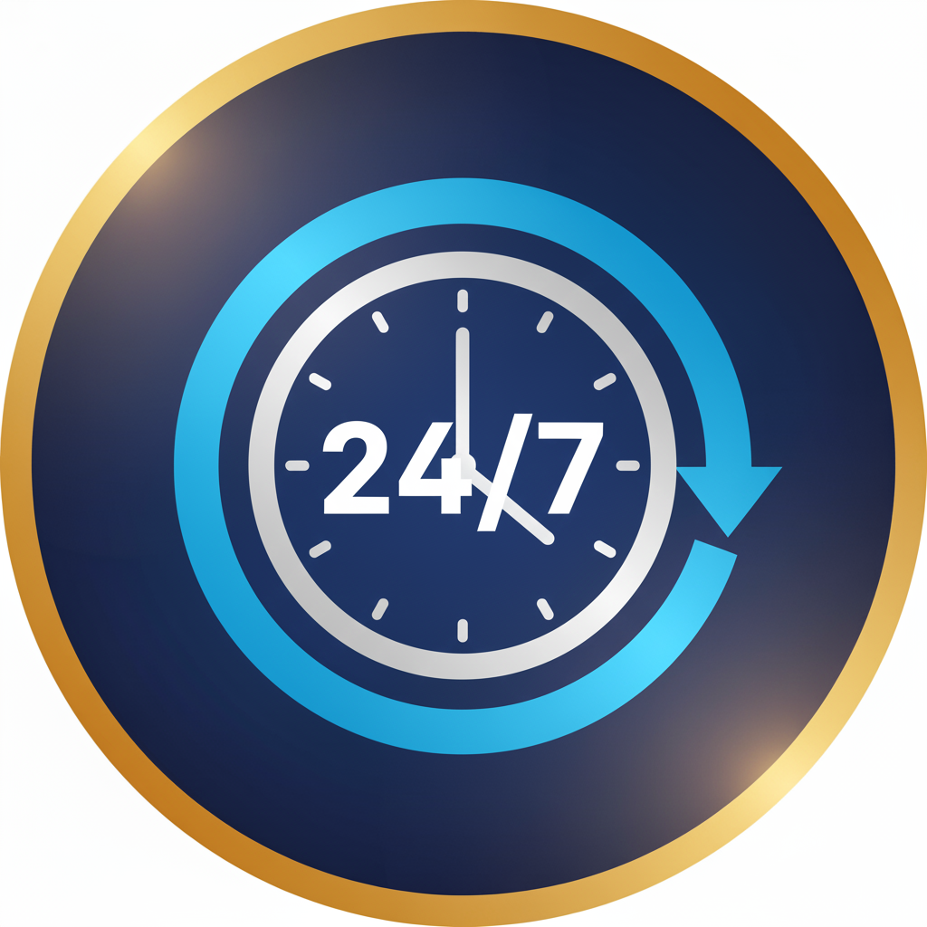 Icono de Reloj 24/7